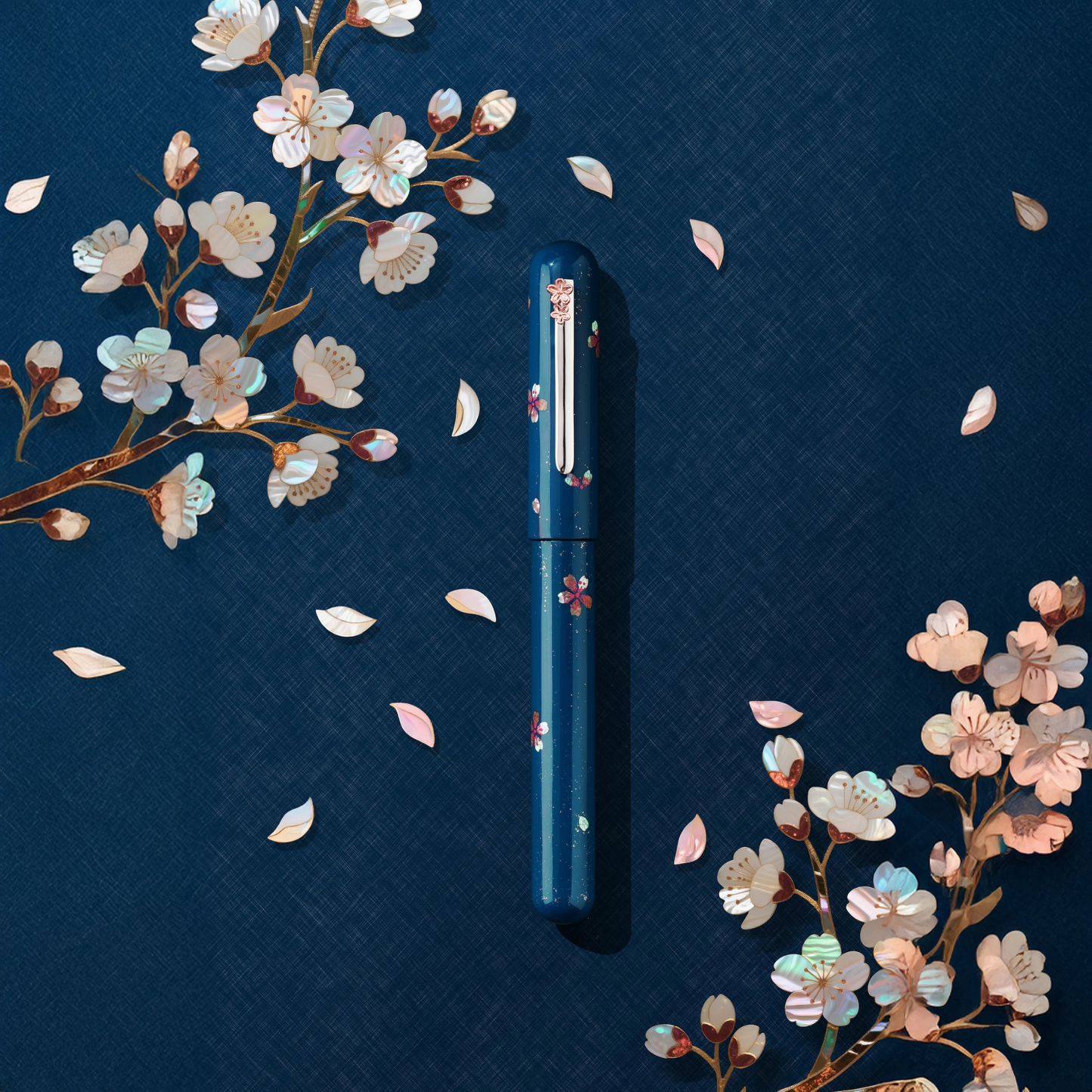 Ikkaku by Nahvalur Cherry Blossom Urushi Fountain Pen Collection