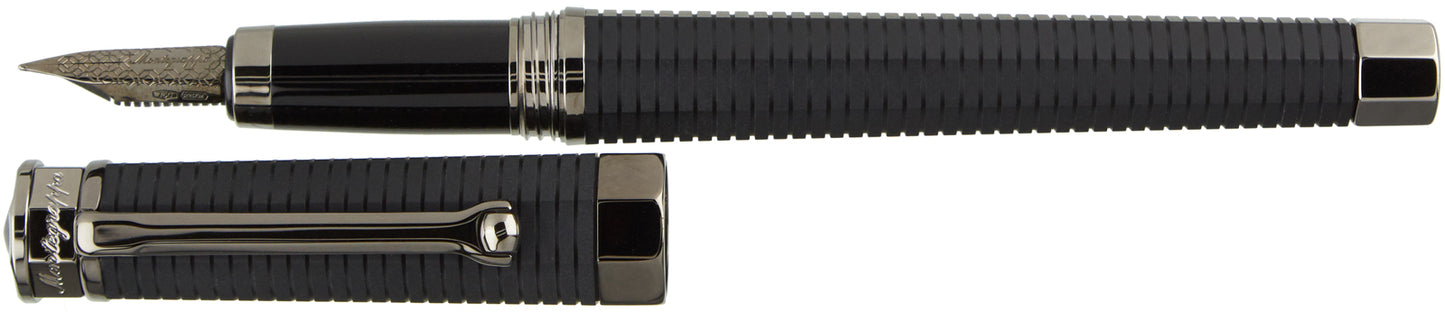 Montegrappa NeroUno Linea Chrome Trim