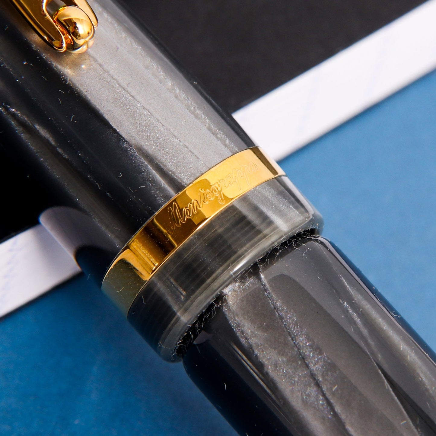 Montegrappa Venetia Pearl Grey Celluloid