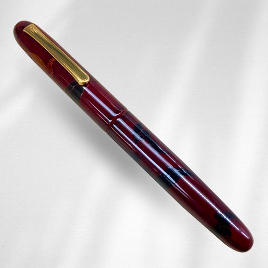 Nakaya Portable Writer Kuro Tamenuri Maki-e Bat Collection