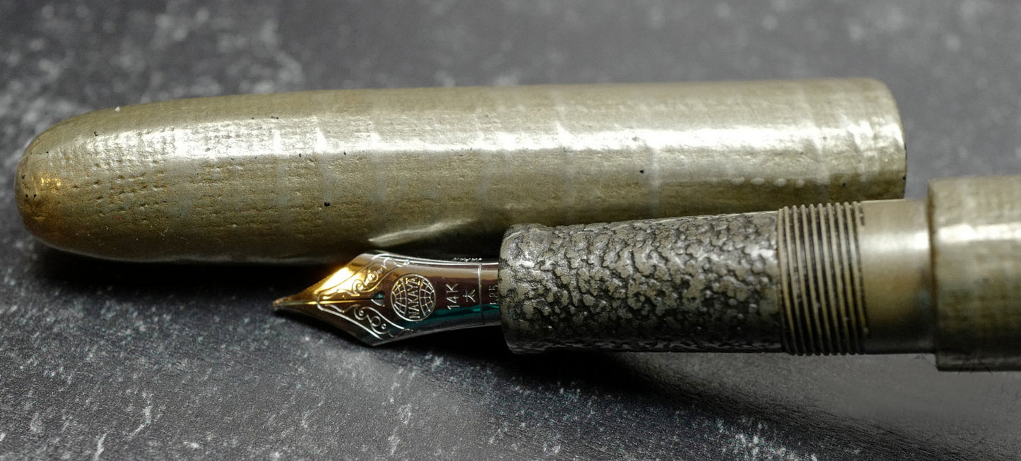 Nakaya Long Cigar Nuno Kise Silver Tin Fabric