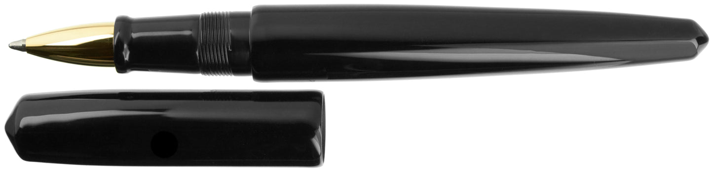 Nakaya Naka-ai Cigar Ballpen Kuro-roiro Gold