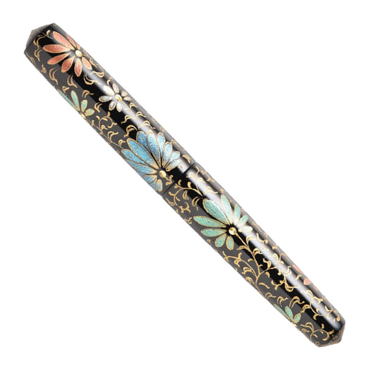 Nakaya Piccolo Cigar Chinkin Palmet Colored Powders Black