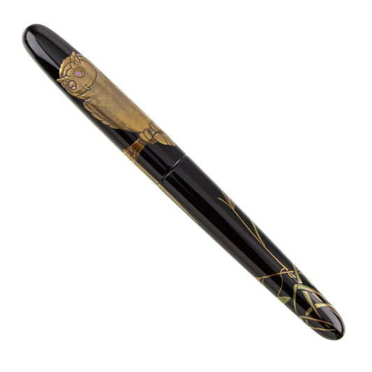 Nakaya Portable Cigar Maki-e Owl