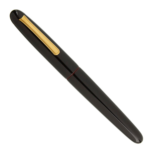 Nakaya Portable Writer Lotus Maki-e Kuro-tamenuri