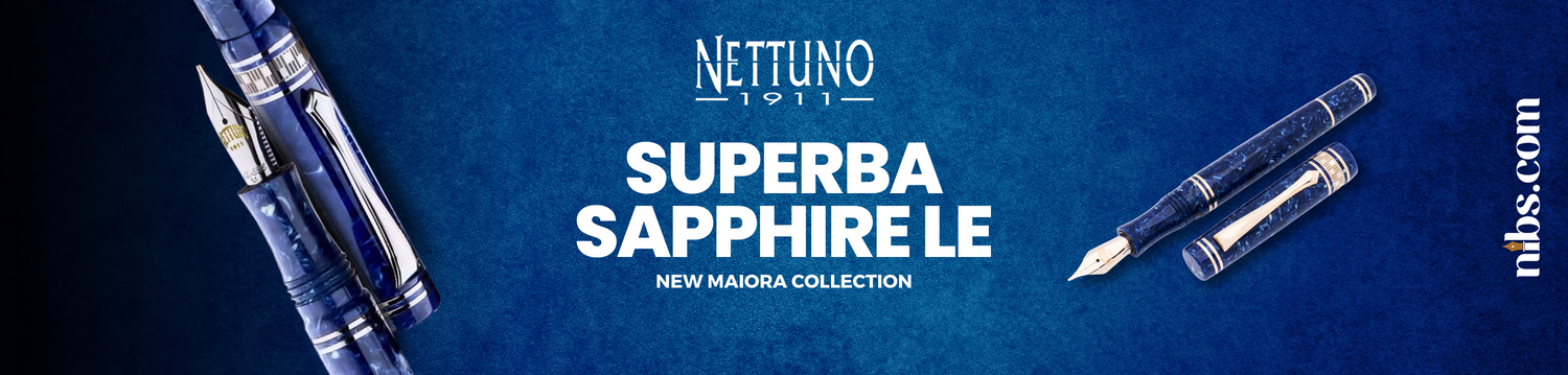 Nettuno Superba Sapphire LE fountain Pen