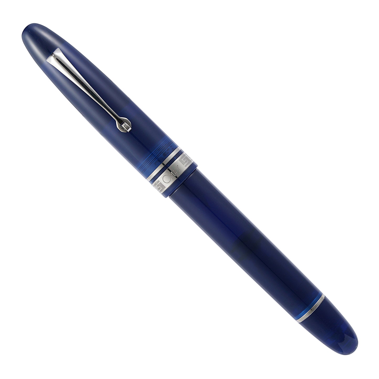 OMAS Ogiva Blu Silver