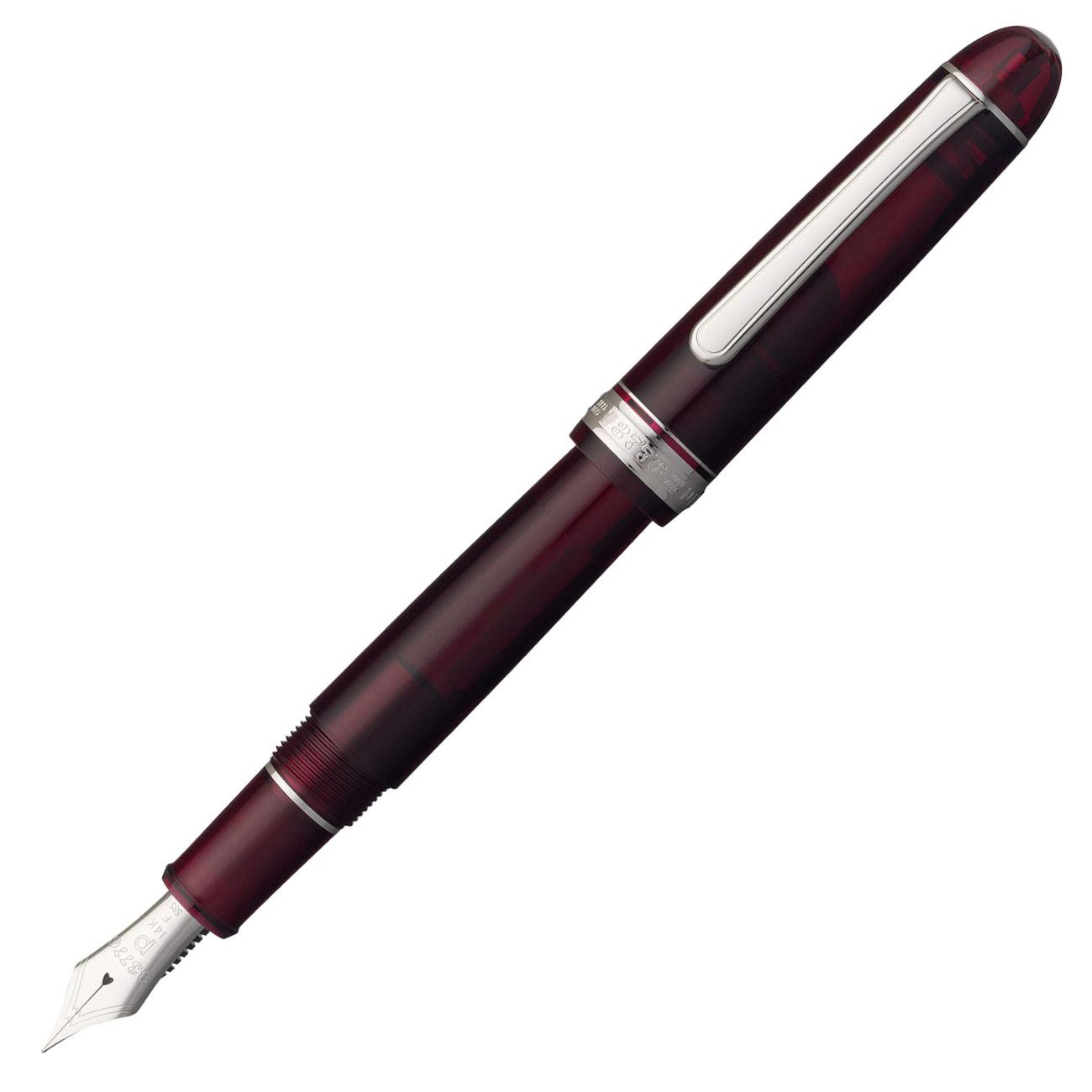 Platinum 3776 Century Bourgogne Rhodium