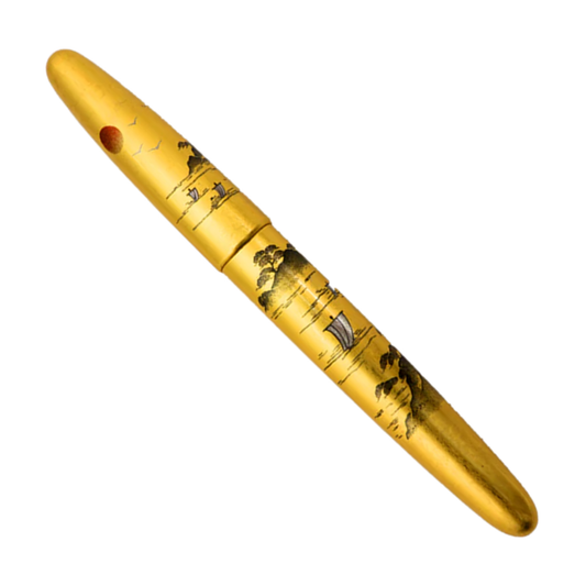 Wancher Dream Pen Rising Sun Maki-e Sansui Fountain Pen