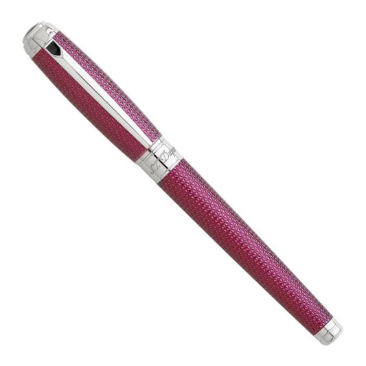 S.T. Dupont Line D Large Firehead Guilloché Amethyst