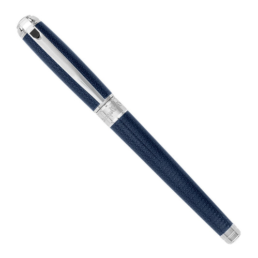 S.T. Dupont Line D Medium Blue Guilloché