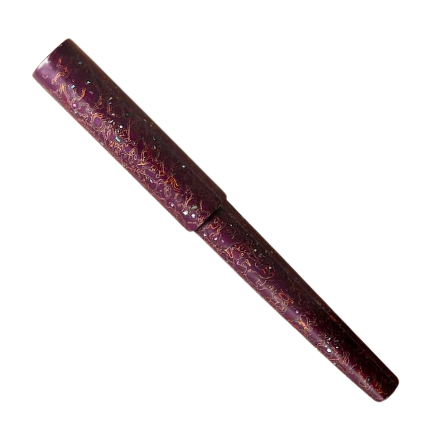 Wancher Sekai Saihi Urushi Murasaki-age Raden Fountain Pen