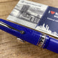 ASC Bologna Extra "I Love New York" Statue Of Liberty Chased Blue Ebonite Rhodium