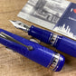 ASC Bologna Extra "I Love New York" Statue Of Liberty Chased Blue Ebonite Rhodium