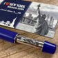 ASC Bologna Extra "I Love New York" Statue Of Liberty Chased Blue Ebonite Rhodium