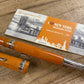 ASC Bologna Extra "I Love New York" Chrysler Building Chased Orange Ebonite Rhodium