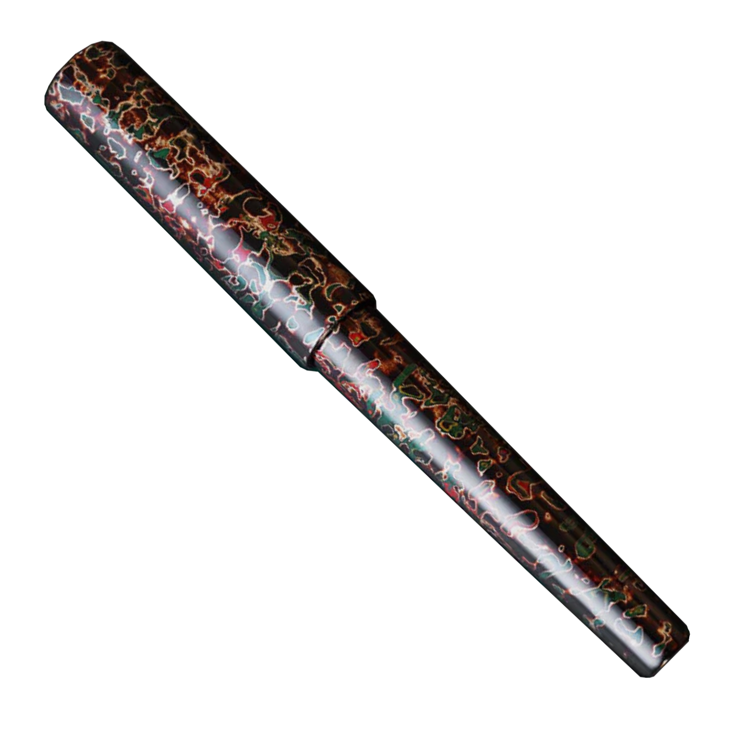 Wancher Sekai Tsugaru Urushi Kuro-age Fountain Pen