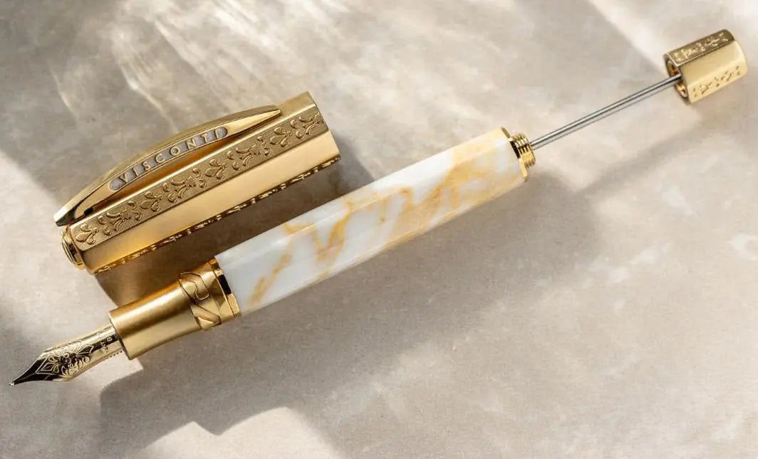 Visconti Il Magnifico Calacatta Gold Limited Edition - Fountain Pen