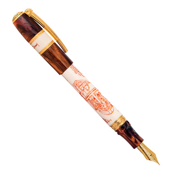 Visconti Leonardo Da Vinci Machina Gold Vermeil - Fountain