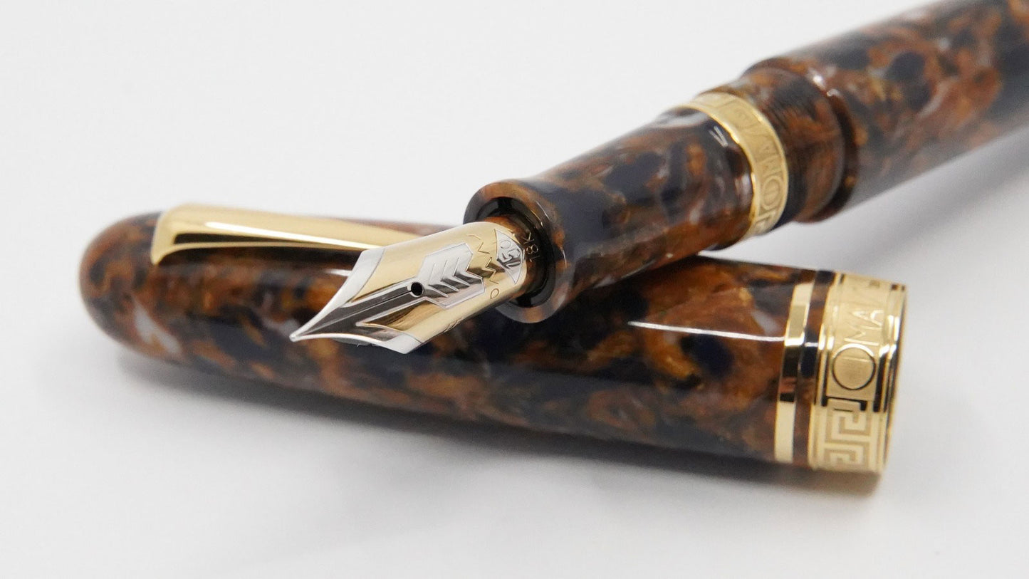 OMAS Ogiva Extra Blue Saffron Celluloid 222 Limited Edition