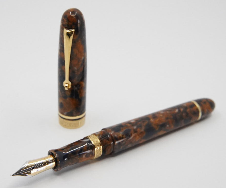 OMAS Ogiva Extra Blue Saffron Celluloid 222 Limited Edition