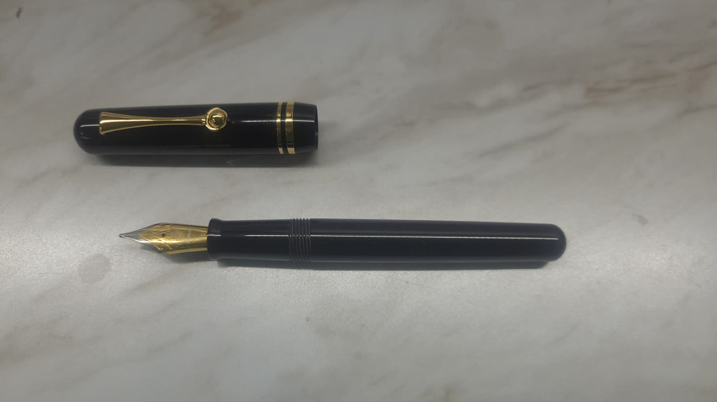 Bexley Admiral Collection 2909 Custom Black Steel Nib - Fountain Pen