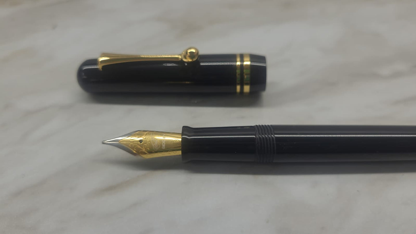 Bexley Admiral Collection 2909 Custom Black Steel Nib - Fountain Pen