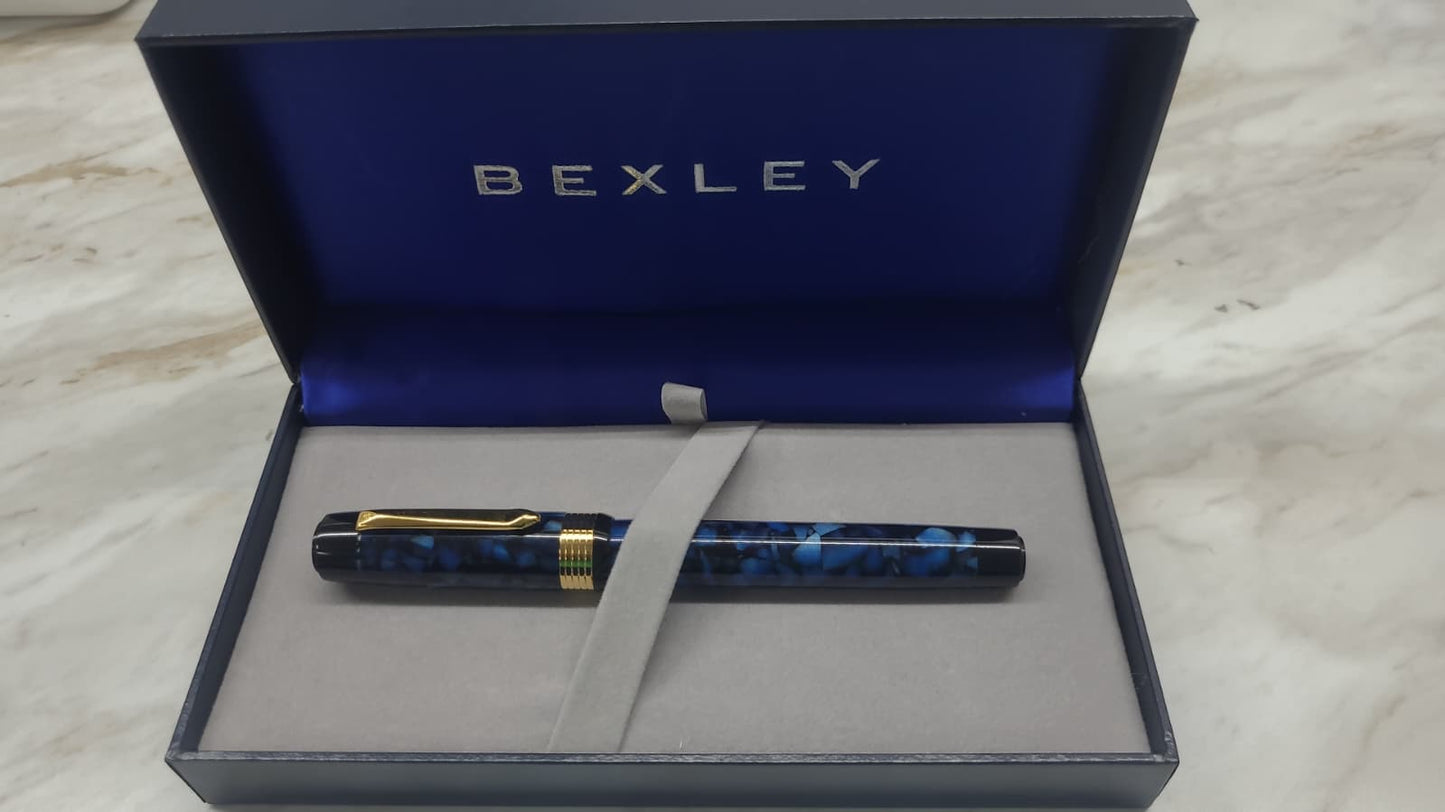 Bexley Patriarch Collection Blue Gold Nib - Fountain Pen