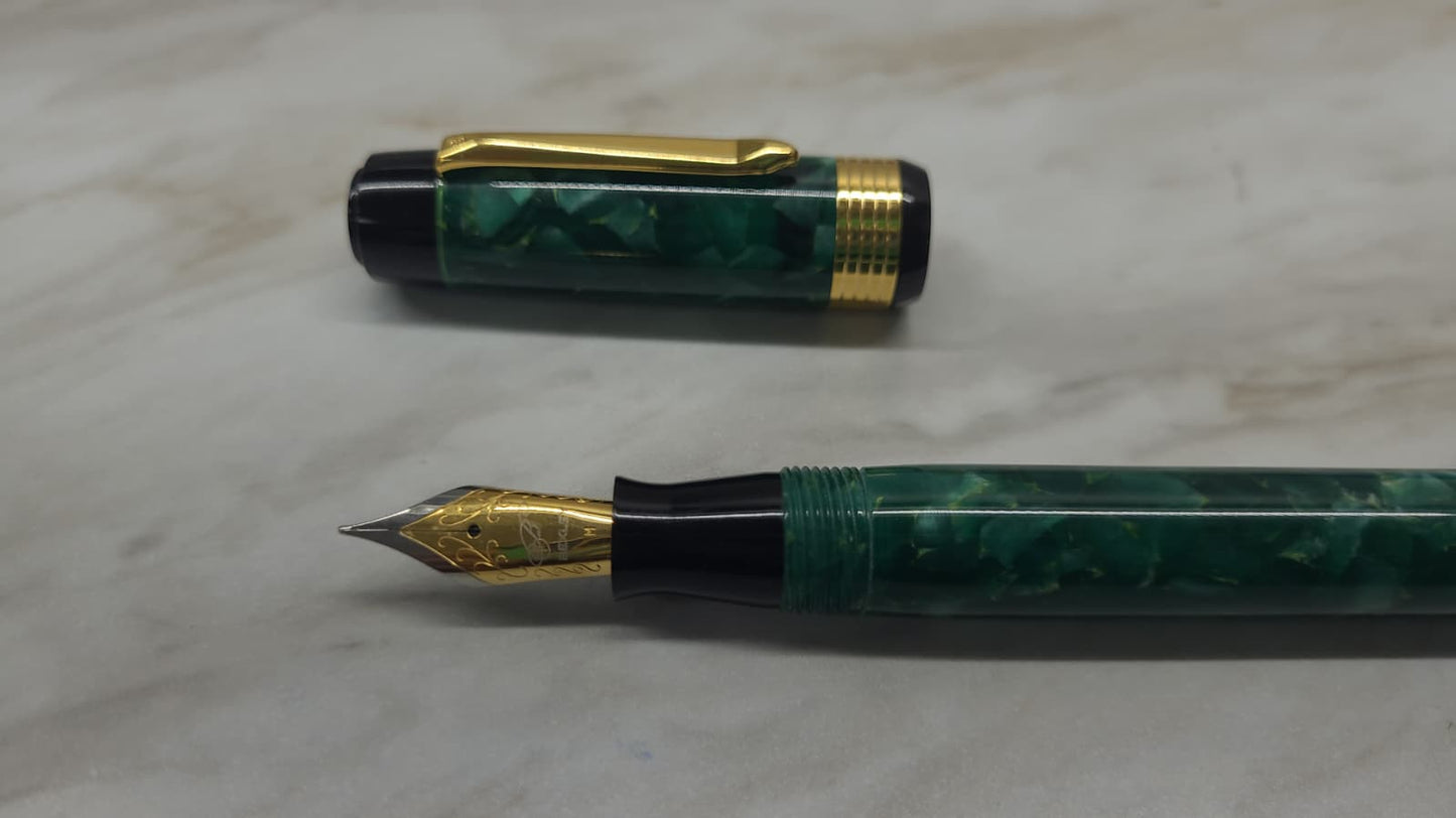 Bexley Patriarch Collection Green Steel Nib - Fountain Pen
