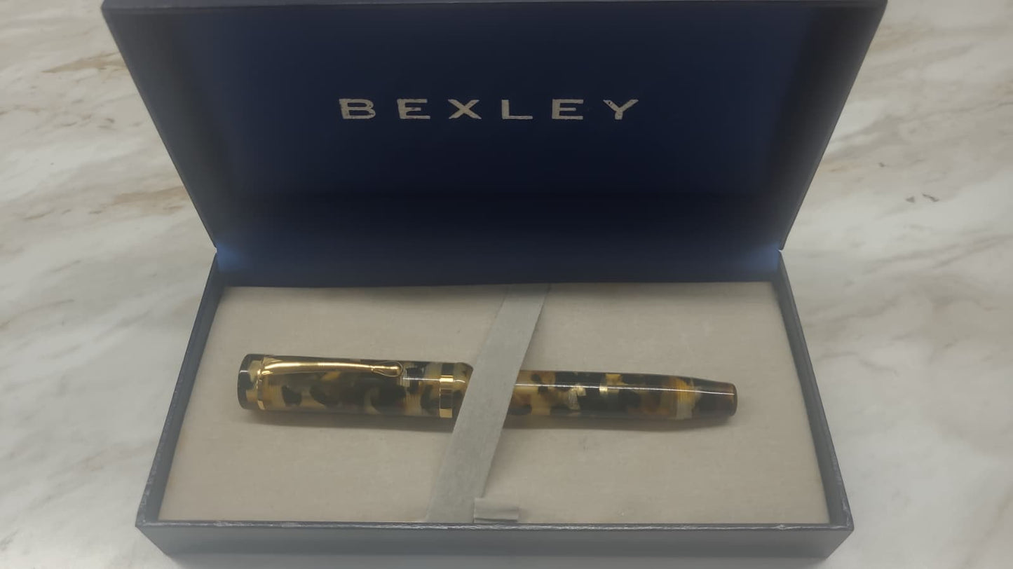 Bexley Deluxe Collection Lucens Tortoise Gold Nib - Fountain Pen
