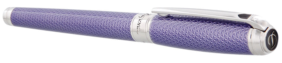 S.T. Dupont Line D Large Firehead Guilloché Lilac