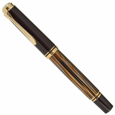 Pelikan M400 brown-stripes B-nib 茶縞　太字 Pelikan M400 brown-stripes B-nib 茶縞 太字（PELIKAN SOUVERÄN