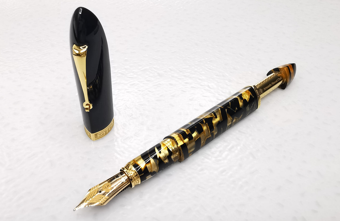 ASC Triangolo Black Lucens Gold Limited Edition - nibs.com