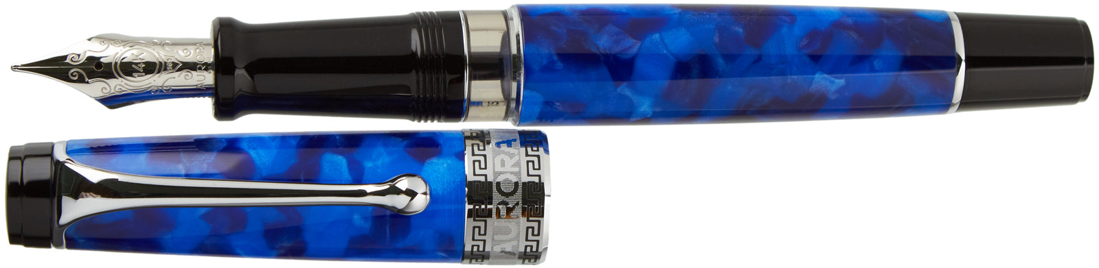 Aurora Optima Auroloide Blue Chrome - nibs.com