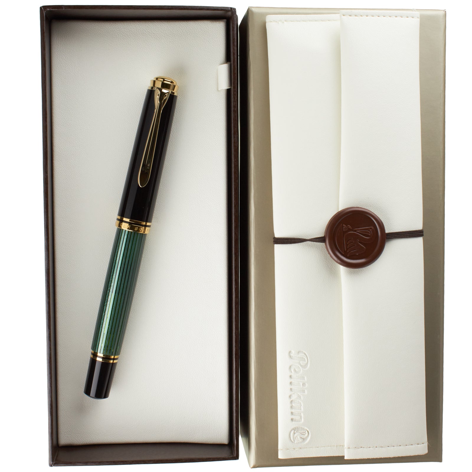 Pelikan Souverän M800 Green Stripe - nibs.com