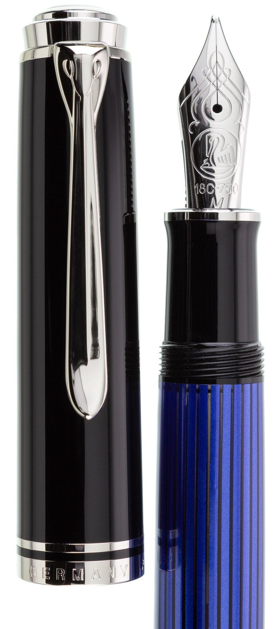 Pelikan Souverän M805 Blue Stripe - nibs.com