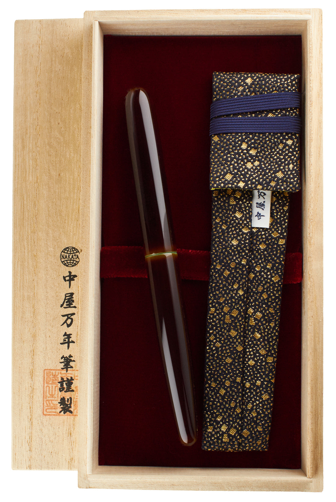 Nakaya 17mm Long Cigar Heki-tamenuri - nibs.com