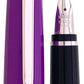 Pilot Falcon Resin Purple Rhodium - nibs.com