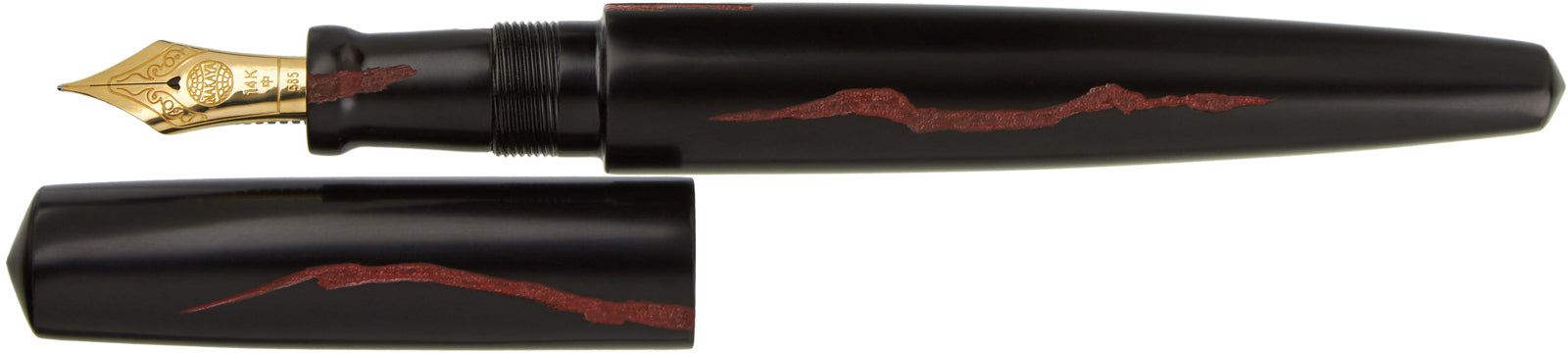 Nakaya Naka-ai Cigar Negoro Red Cloth - nibs.com