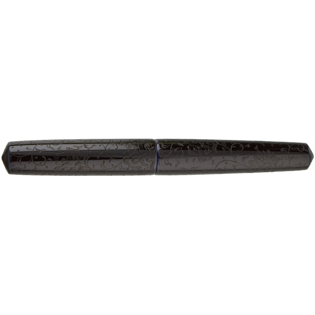 Nakaya Piccolo Cigar Housoge Kikyo-tamenuri Charcoal - nibs.com