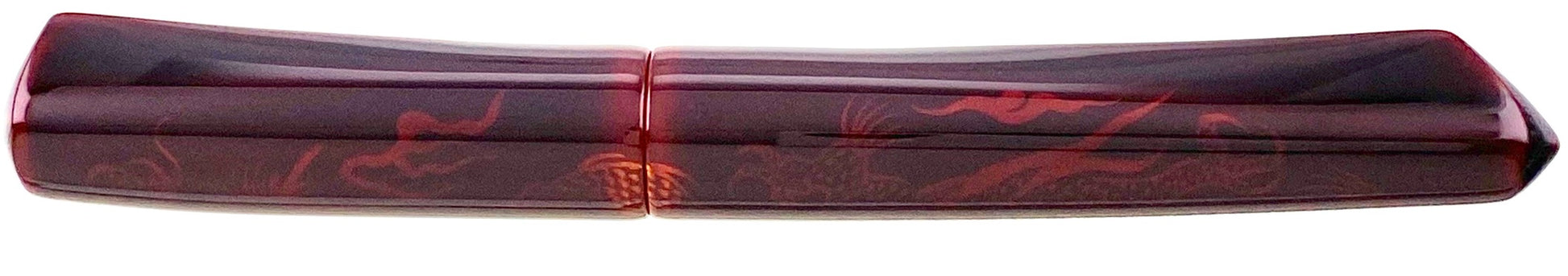 Nakaya Dorsal Fin Version 2 Ascending Dragon Aka-tamenuri - nibs.com