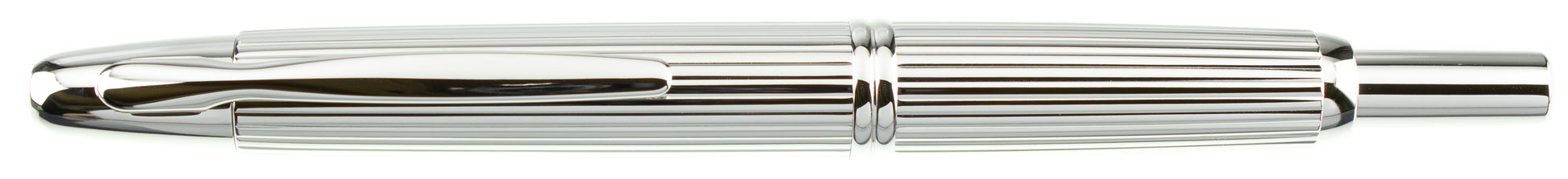 Pilot Vanishing Point Silver Stripes - nibs.com