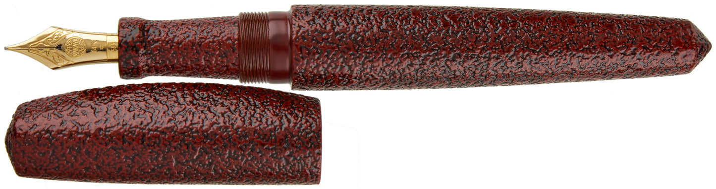 Nakaya Dorsal Fin Version 1 Ishime-Kanshitsu Aka-tamenuri - nibs.com