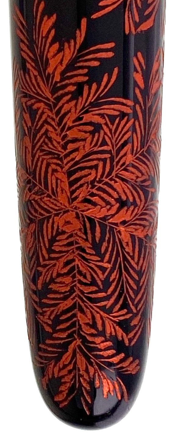 Nakaya Portable Cigar Shinobu Black Red - nibs.com