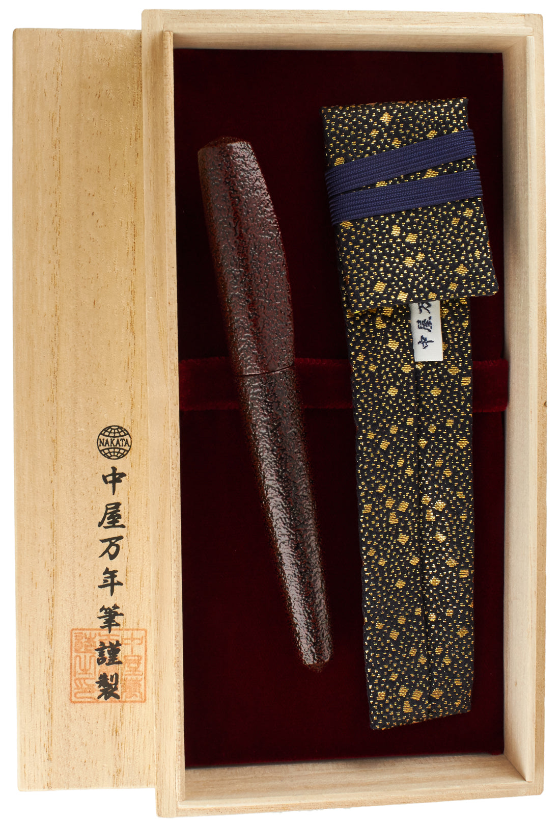 Nakaya Dorsal Fin Version 1 Ishime-Kanshitsu Kuro-tamenuri - nibs.com