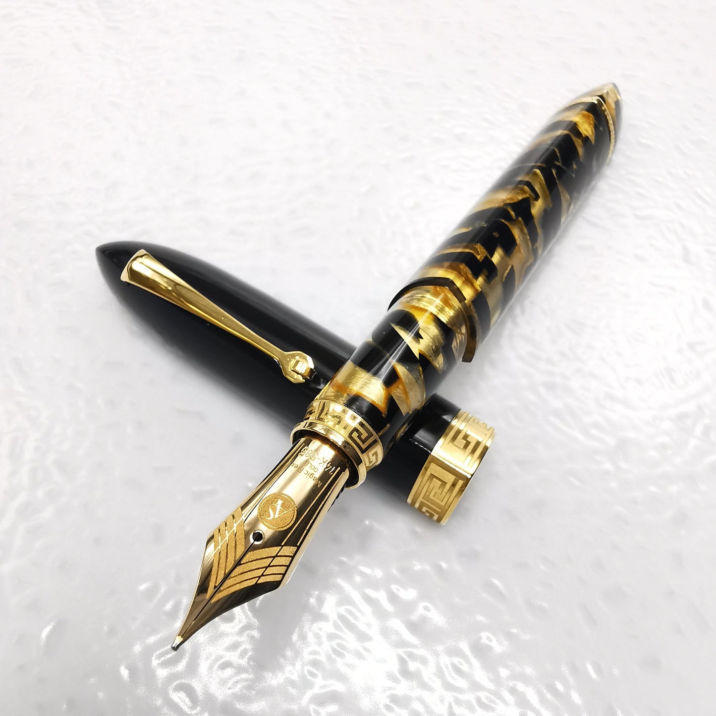 ASC Triangolo Black Lucens Gold Limited Edition - nibs.com