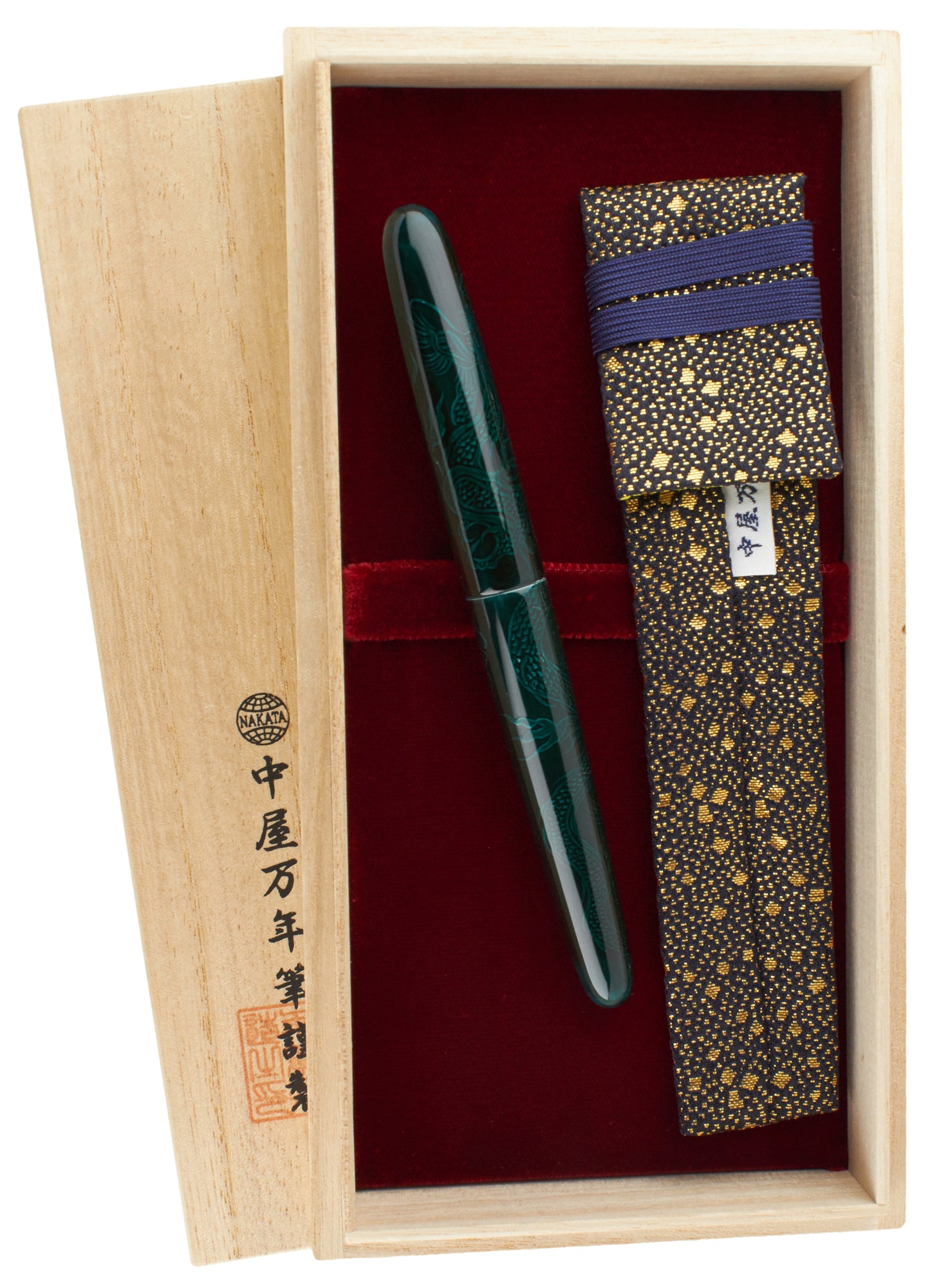 Nakaya Portable Cigar Ascending Dragon Ao-tamenuri - nibs.com