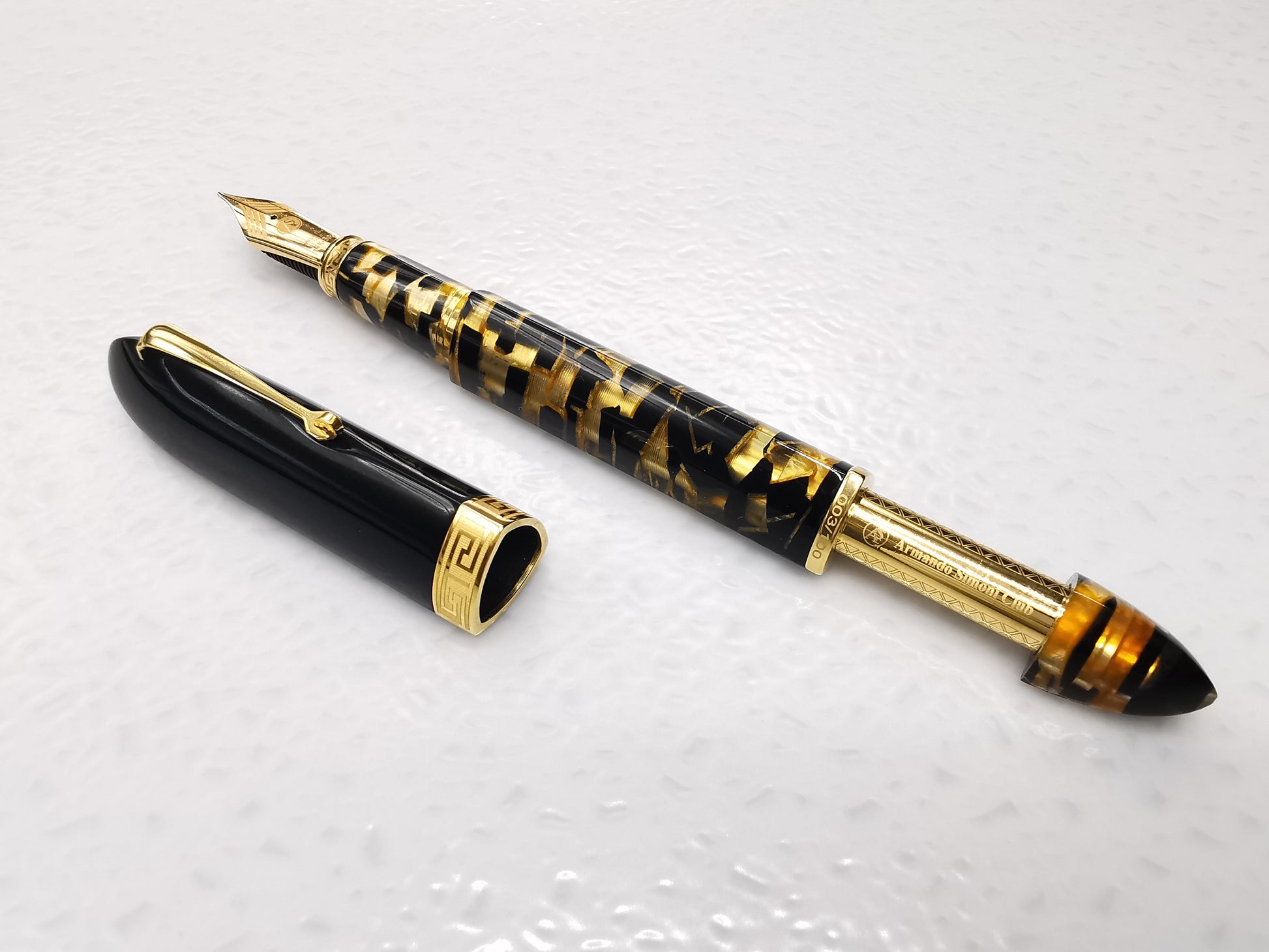 ASC Triangolo Black Lucens Gold Limited Edition - nibs.com