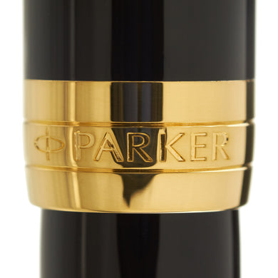 Parker Duofold Füllfederhalter – Perle & Schwarz, Mittlere Feder, In Geschenkverpackung