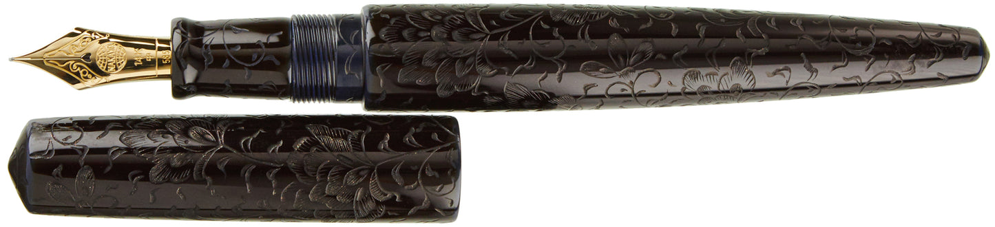 Nakaya Naka-ai Cigar Housoge Kikyo-Tamenuri Charcoal - nibs.com
